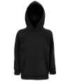 03576 Kids Stellar SOL'S Kids Stellar Organic Hoodie Black colour image